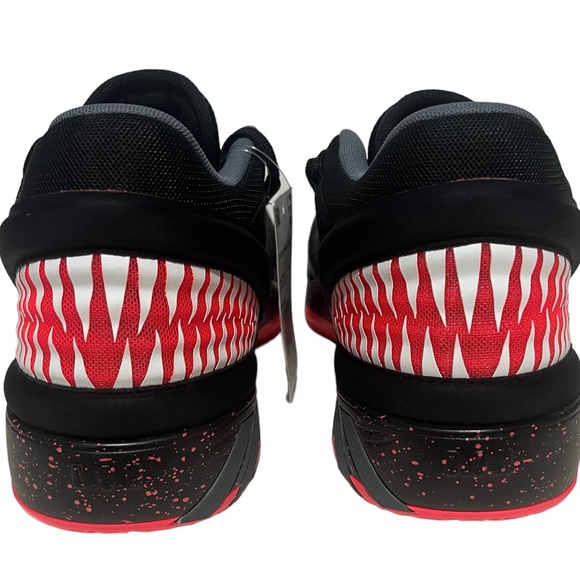 Adidas Marvel x D.O.N. Issue #2 Venom Black Red Basketball Shoes Size 8 FW9038 - Picture 6 of 7